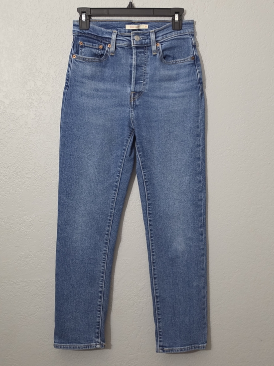 Levi's Denim - Levi's Wedgie Straight Classic High Rise Jeans Medium Wash Ankle Womens 27